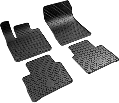 Walser DirtGuard Gummi Fussmatten Auto für Nissan Qashqai III 04/2021-Heute, 100% passgenaue Auto Fußmatten, robuste Universal Fußmatte Auto, Gummimatten Auto