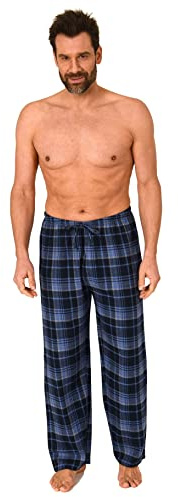 Normann Herren Flanell Schlafanzug Pyjama Hose in toller Karo-Optik