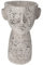 Keyhomestore- Testa Porta Piante, Realizzata in Resina Resistente, Altezza cm 31, Diametro cm 17. Ideale Come soprammobile Decorativo per Interni e Porta Piante e Porta Fiori da Esterno.