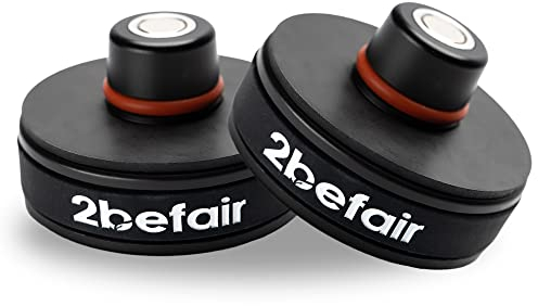 2befair Wagenheber Pads für Tesla Model 3/Y - Made in Germany, Set (4 Stück), speziell für Tesla-Hebepunkte, 3 Tonnen belastbar. Perfekte Passform, magentisch