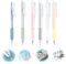 Cartoon-Muster Student Allzweckmesser Stift, Craft Cutting Tool Paper Pen Cutter, kreative einziehbare Präzisions-Craft-Schneidewerkzeuge für Kunstdruckpapier Scrapbook (6)