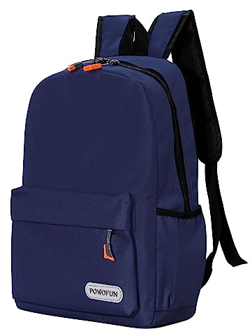 POWOFUN 15 inch Kids Backpack Lightweight Elementary School bag Kindergarten Bookbag Casual Travel Daypack Children Backpack for Girls Boys