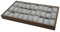 MOBAAK Porta Orologi Uomo Organizzatore di Visualizzazione Del'orologio Impilabile in Legno con 30 Slot Bracciale Rigido Supporto per Orologio Vetrina per Orologio da Polso Scatola Orologi