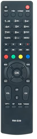 AULCMEET RM-E09 Telecomando Sostituzione per Humax HD-5600S HD-5400S HD5400S HD5600S RME09 HD 5600S 5400S