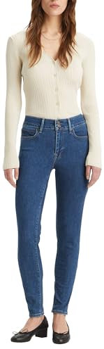Levi's Damen 711 Double Button Jeans, Slight Twist, 28W / 30L