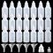 Akamino 100 Pcs 30ml Dropper Bottles,Plastic Translucent Squeeze Bottles with Caps, Eye Liquid Empty Drop Bottle for Paint Sample Essential Oil Liquid