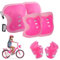 UKOFEW Protezioni Skateboard Bambini,6 in 1 Protezioni Set per Bambini,Regolabile Ginocchiere Set di Gomitiere,Protezioni Pattini Ginocchiere Gomitiere,per Skateboarding,Biciclette,Pattinaggio