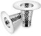 2 Stücke Konischer Abflusssieb - Geeignet für 30-40 mm - Haarsieb Dusche, Badewanne, Küchenspüle - Badewannen-Abflussfilter Aus Edelstahl 304 - Für Küche Und Bad
