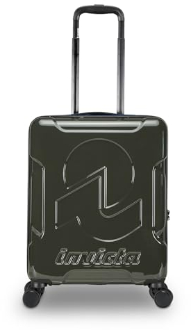 Invicta Rollkoffer, Handgepäck, Reisekoffer, ABS-Hartschalen-Koffer, Trolley, mit TSA-Schloss, Für Reisen und Business, Damen und Herren, moosgrün
