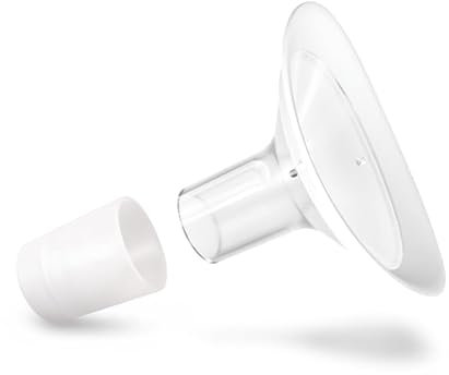 Kunststofftrichter mit Anschluss für Neno Milchpumpen (21mm)