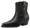 QUEEN HELENA Stivaletti Camperos Stivali Bassi a Punta Texani Donna X31-107 (Nero, Sistema Taglie Calzature EU, Adulto, Donna, Numero, Media, 40)