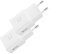 2er Pack Ladegerät USB Ladestecker,Adapter Netzteil Original Schnellladegerät Samsung Handy Ladegerät Ladestecker für Samsung Galaxy S21/S20/S10/S6/S7/S8/Note 9/Note 10,Adaptive Fast Charger,Weiß