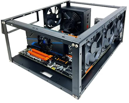 Aluminium Kühlständer Wärmeableitung Rack Halterung für Open Case Computer