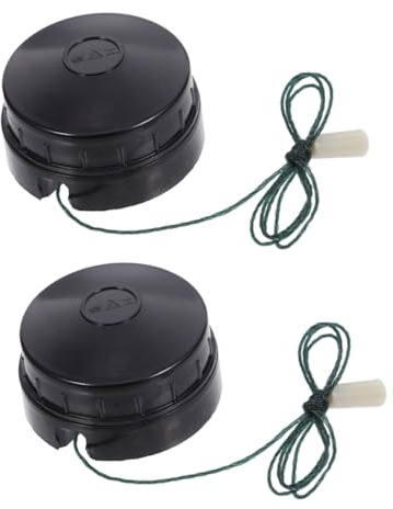 Angoily 2pcs Single Control Mini Switch for Lamp Dimmable Switch Inline Cord Pull Cord