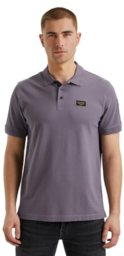 PME Legend Short Sleeve Polo Trackway - Herren Poloshirt, Größe:L, Farbe:Purple sage