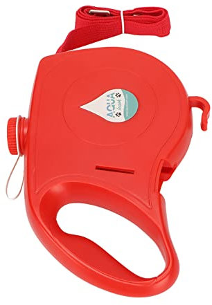 4 en 1 Correa Retráctil de Perros, Correa de Botella de Agua Construida de 360 Grados, Correa de Correa para el Tazón con Bolsa de Basura Plegable Almacenamiento sin Resbalón de de cómodo.