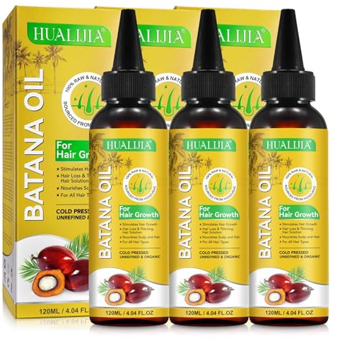P-Beauty 3X Batana Öl für Haare, Kaltgepresst 120ml - Haaröl für Haarwachstum, Haarpflege & Kopfhautpflege - Naturöl für Haare, Kopfhaut, Wimpern, Augenbrauen - Stärkt Haarwurzeln & pflegt intensiv