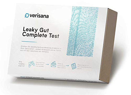 Leaky Gut Test Complete – Stuhltest auf Durchlässigen Darm, inkl. Zonulin & Alpha-1-Antitrypsin – Bei Magen Darm, Durchfall – Nachweis von Leaky Gut, Candida, Darmflora, sekretorisches IgA – Verisana