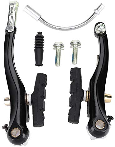 Dilwe Fahrrad V Bremse Set, 1 Paar Aluminiumlegierung ZTTO Fahrrad V Form Mechanische Dual Pivot Bremse Set Radfahren Ersatzteile Zubehör für Felgenbremse Felgenbremse Set