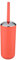 WENKO WC-Garnitur Brasil Coral - WC-Bürstenhalter, absolut bruchsicher, Kunststoff (TPE), 10 x 37 x 10 cm, Orange, Maße (B/H x T): Ø 10 x 37 cm