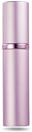 AsaNana Pulverizador de perfume rellenable, tecnología de llenado sin embudo, vaporizador vacío para viajes o bolso de mano, 5 ml (rosado)