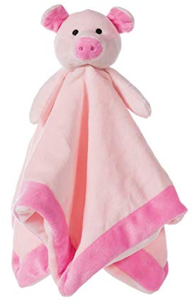 Apricot Lamb - Schlaf-gut-Rosa Schwein Schmusetuch Plüsch Komfort Kuscheltier für Babys - weich & waschbar - 35 cm
