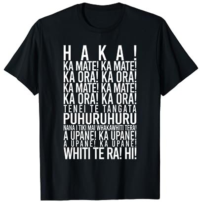 NEW ZEALAND HAKA Dance Rugby Maori Haka T-Shirt