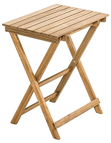 Dehner Klapptisch Macao, ca. 60 x 50 x 36 cm, aus FSC® - zertifiziertem Akazienholz, geölt, natur