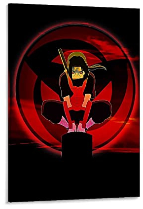 ZXCMNB Itachi Uchiha Poster dekorative Malerei Leinwand Wandkunst Wohnzimmer Poster Schlafzimmer Malerei 20x30inch(50x75cm)