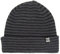 IRIEDAILY Smurpher Ringel Beanie in Black-Anthra, One Size