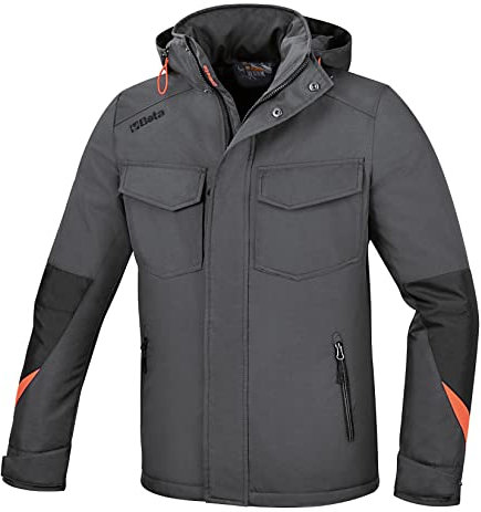 BETA 7670G L - Giaccone in poliestere oxford 300D impermeabilizzato, con spalmatura in PU, grigio