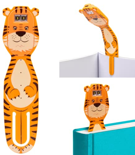 Flexilight wiederaufladbare Leselampe | 2 in 1 Lesezeichen Buch Licht | LED Clip On Leselampe | Kinder und Erwachsene Buchlampe | Buchzubehör | Geschenk für Leser, Buchliebhaber