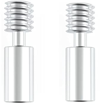 Super Print 2Pcs Ender 3 S1 Upgrade Titanium Alloy Heatbreak,kompatibel mit Ender 3 V3 SE,Ender 3 S1, Ender3 S1 Pro, CR10 Smart Pro, Sermoon V1 3D-Drucker Hotend für 1,75 mm Filament. (2 Stück)