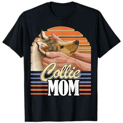 Collie Mom, Rough Collie Langhaar Collie, Süßer Hund T-Shirt