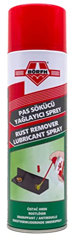 BÖRFH Rostlöser & Schmiermittel Spray - für verrostete Schrauben, Rostlöser Spray, Entfernen Sie festsitzende Schrauben, Muttern und andere Gegenstände mit Rostlöser Spray, Rostlöser und Schmiermittel