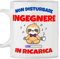 TeeDesign Tazza Ingegnere, Idea Regalo di compleanno o natale per lui, Tazza per regali divertenti, gadget Tazze con mestieri da regalare