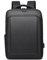 DEEVORCA Moda Uomo Zaino Elegante Bagaglio a Mano 14 Pollici PC Portatile Zaino con USB Porta per Scuola Viaggio Lavoro Ufficio Vacanza Impermeabile Uomo Università Backpack Nero
