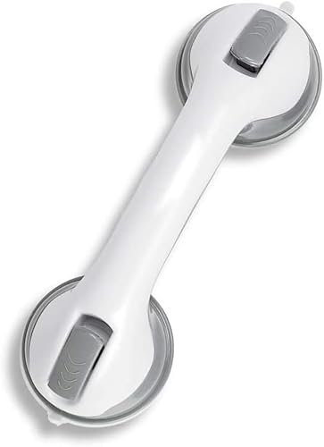 NADUSEP Mango de ducha de 12 pulgadas, barra de agarre antideslizante con ventosa, para personas mayores, para bañeras y duchas, 1 unidad