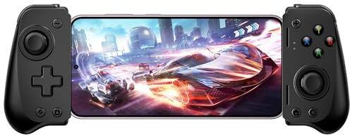 EasySMX M10 Móvil Mando de Juego para Teléfono Android (TIPO C) & iPhone 15 - iPhone 15 Mando Smartphone - Controlador de Juegos Móvil con Hall Joysticks/Triggers - Baja Latencia - Plug and Play
