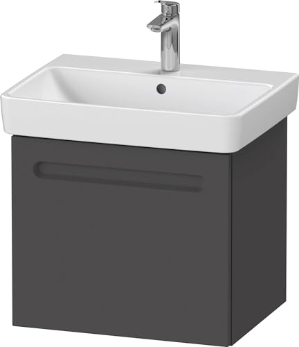 Duravit No.1 Waschbeckenunterschrank wandhängend Graphit 540x426x478mm
