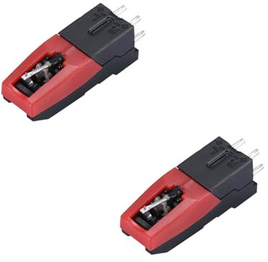 Goorvoucs 2X Accessoire D'Aiguille de Stylet de Platine Vinyle pour Lecteur de Vinyle LP Phonographe Gramophone Tourne-Disque Aiguille de Stylet