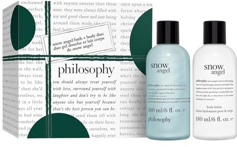 Philosophy 2 Piece Snow Angel Holiday Giftset including Shower Gel 180ml and Body Lotion 180ml