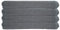 HLKauf Duschtücher 4er Pack Duschtuch Größe 70x140cm Set Anthrazit Grau, 100% Baumwolle Duschhandtuch (4X Duschtuch Anthrazit & 1x HLKauf-Block)