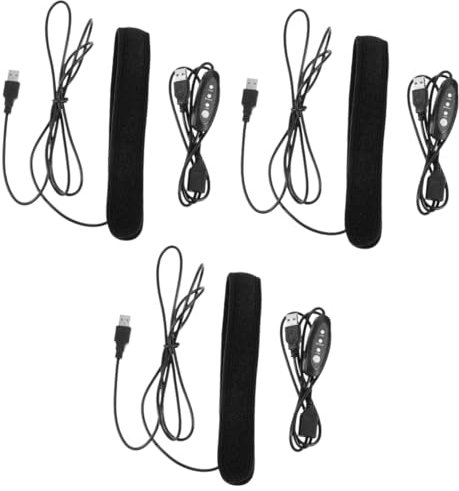 OSALADI 3pièces Réchauffeur USB pour Objectifs De Caméra Bandes Anti-Dew Et Anti-Condensation pour Équipements Optiques Accessoire Photographique pour Prises De Vue Extérieur