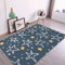 Qiqumax Teppich Wohnzimmer 160x230cm Schlafzimmer Kinderteppich Cartoon Stil Sterne Kinderzimmer, Teppich Kinder Spielteppich Wohnzimmerteppich Fur Schlafzimmer Dekoration (1,60 x 90 cm)
