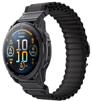 Armband Alpine Loop Kompatibel mit Garmin Fenix 6X / 6X Pro / 7X / 7X Pro / 5X / 5X Plus, Ersatz Quickfit 26mm Armbänd für Fenix 8 51mm / Fenix 3 HR/Epix Pro Gen 2 / Tactix Delta