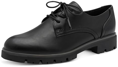 Marco Tozzi Damen Anzugschuhe Elegant Vegan, Schwarz (Black Uni), 39 EU