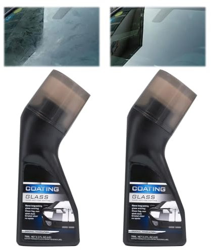 2 PCS Car Glass Cleaner Rain Repellent, Anti Mist for Car Windscreen, Windshield Rain Repellent Micro-Molecular Anti-Fog Coating Agent Wiper Car Windshield Anti-Fog Agent Rain Repellen't