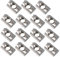 SOLUSTRE 15St elastischer Nussblock metrische Muttern Schrauben- und Mutternsatz Slot aufsteller werckbank Zubehörteil für Aluminiumprofile Zubehör für Aluminiumprofile vernickelt Silver