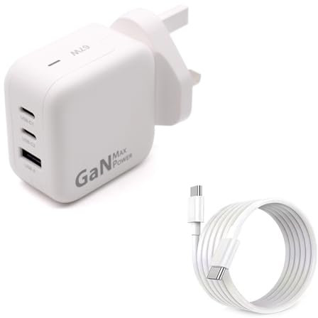 65W / 67W USB-C Compatible with HUAWEI MateBook X Pro Laptop Notebook Charger Power Supply 20V 3.25A Type-C with 1 x USB-C Cable